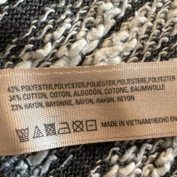 Saturday Sunday, Anthropologie, Asymmetrical Striped Cardigan Blazer Jacket - Picture 10 of 10